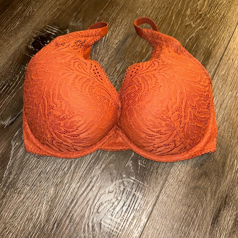 Auden Vibrant Orange Lace Bra